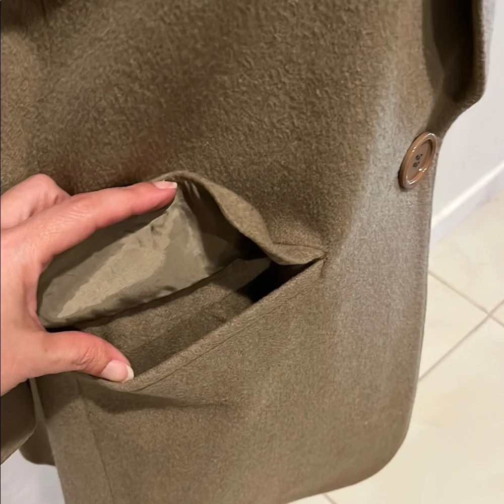 Elegant Christian Dior Tan Women's Blazer Light Brown tan monogram pocket large